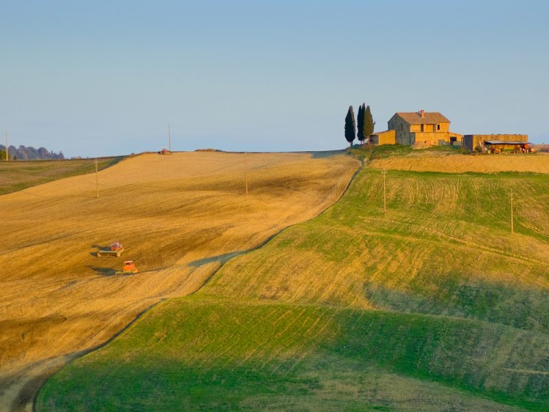 Heuvellandschap toscane