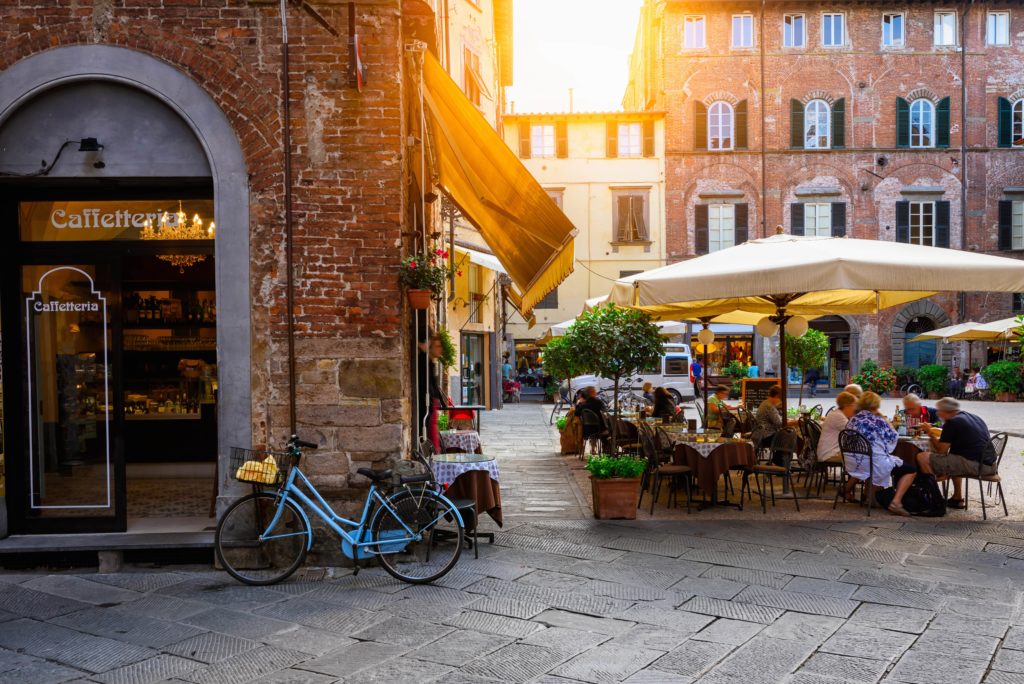 Lucca een mooi plaatsje in Toscane