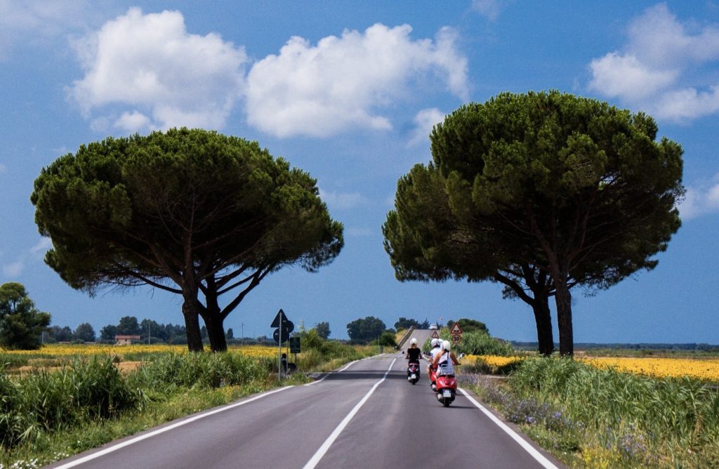 Vespa-tour van Invespino 