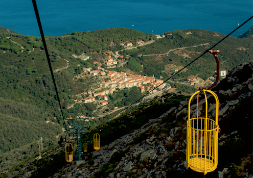 Kabelbaan op Elba